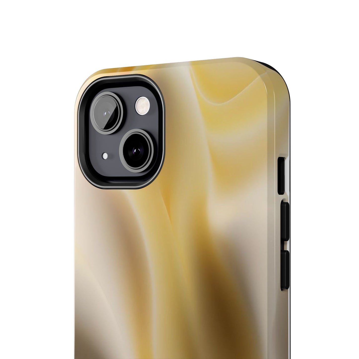 Gold Marble Tough Phone Case — Protective iPhone Case with Elegant Swirl Design