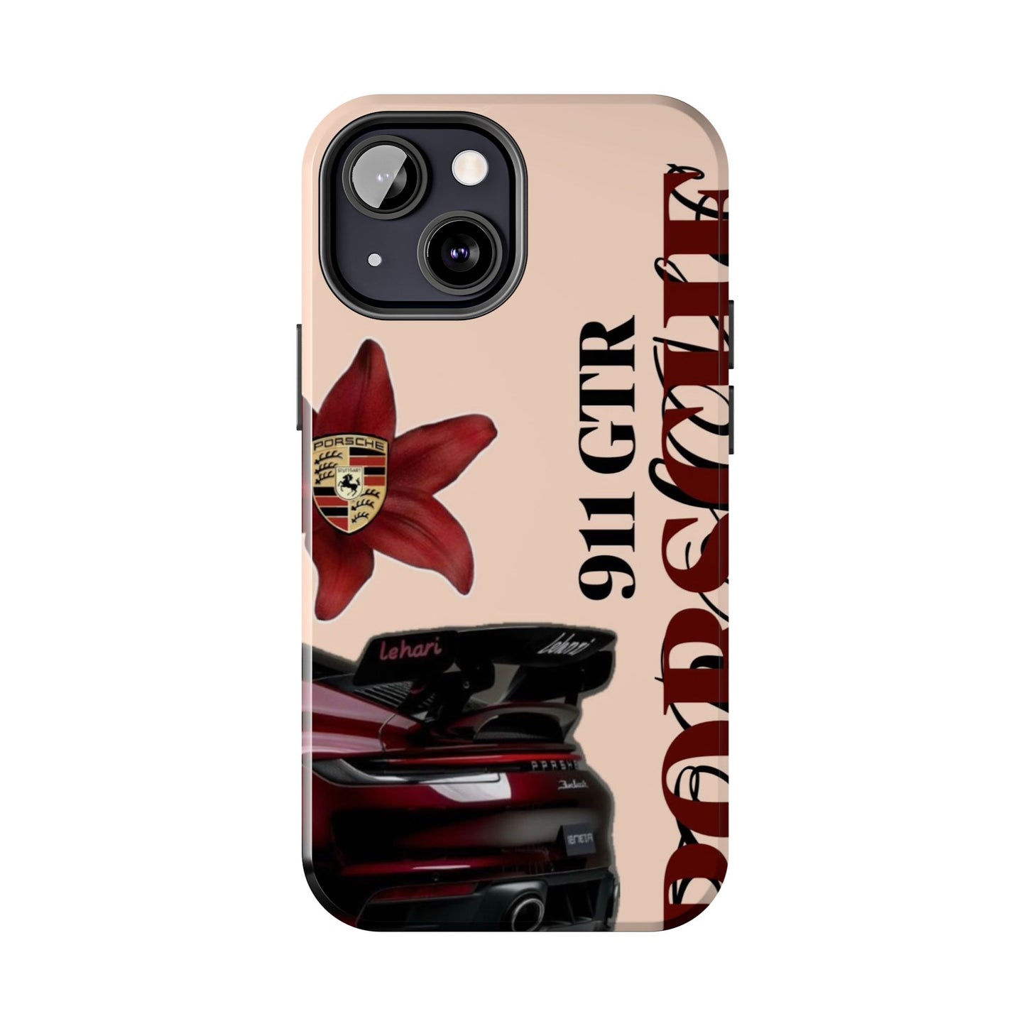 Porsche 911 GT-R Red Orchid Tough Phone Case — Sports Car Protective Cover