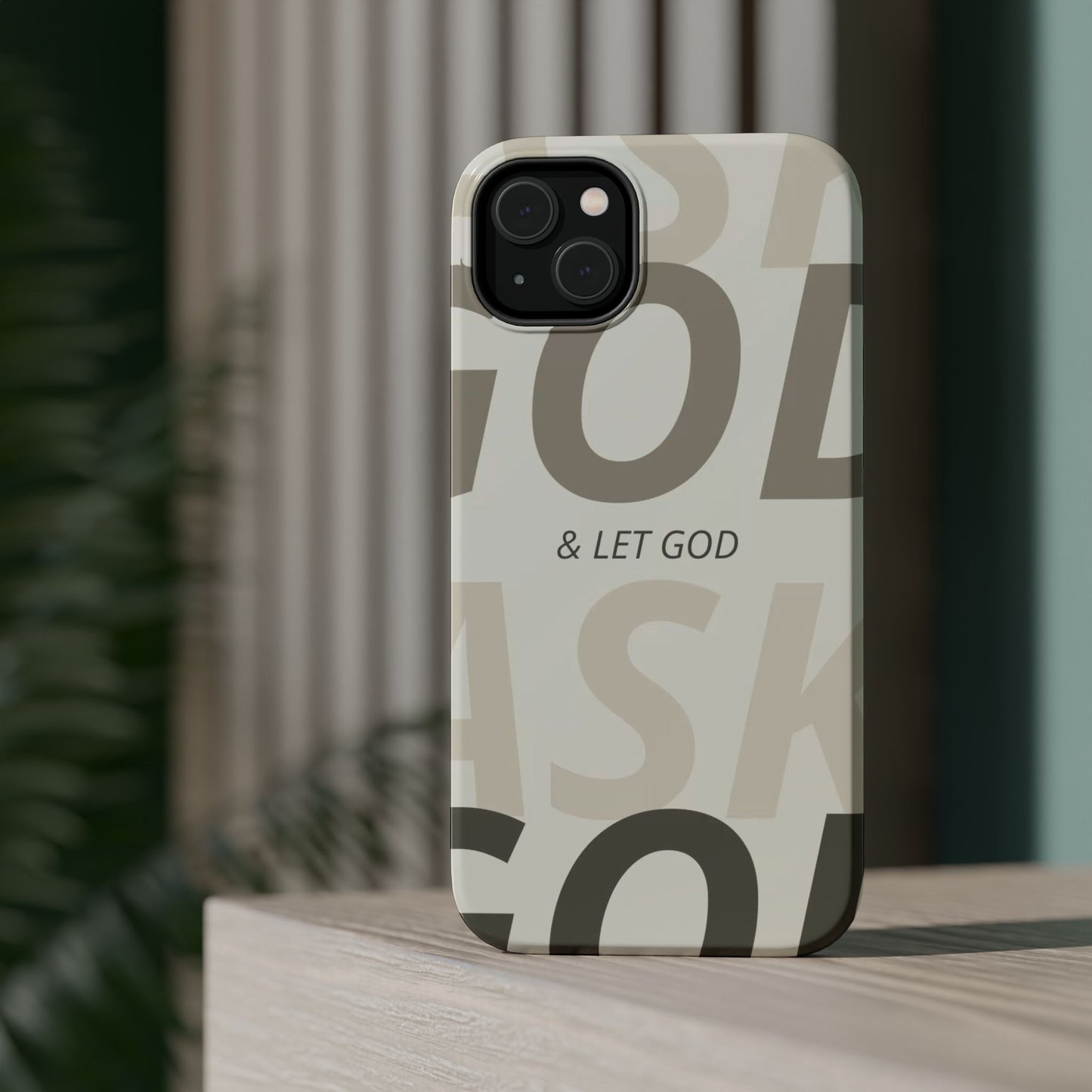 Protective iPhone Case — "Fold & Let God" Magnetic Impact-Resistant Phone Cover