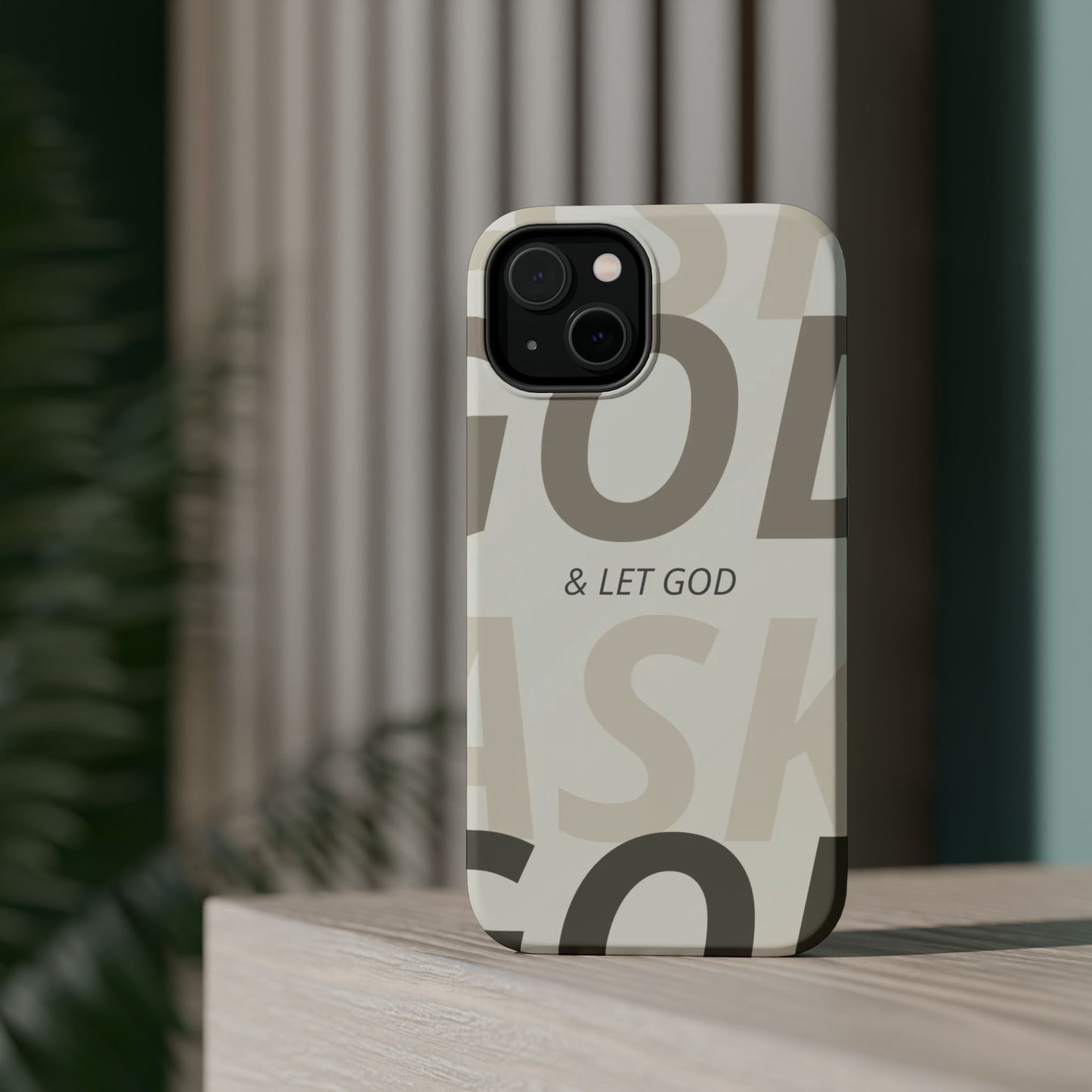 Protective iPhone Case — "Fold & Let God" Magnetic Impact-Resistant Phone Cover