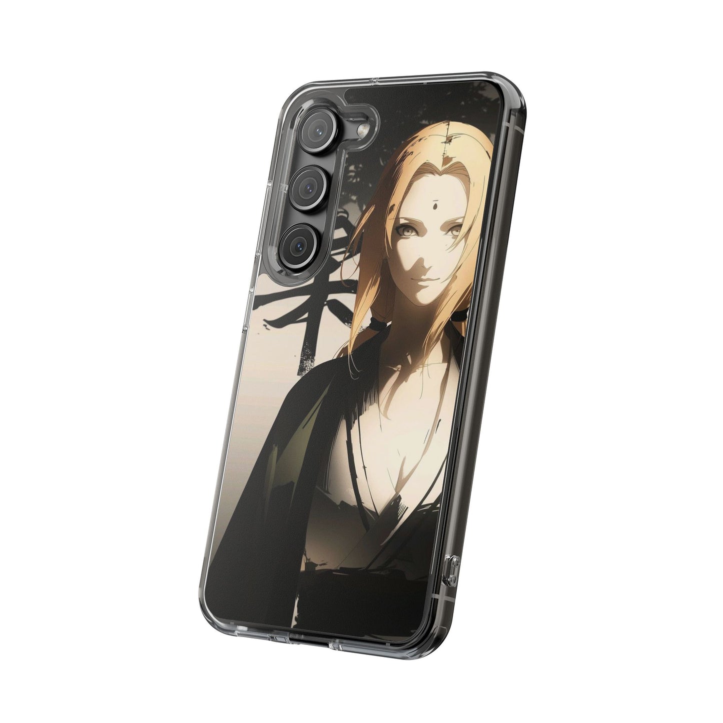 Clear Anime Character Impact-Resistant Phone Case