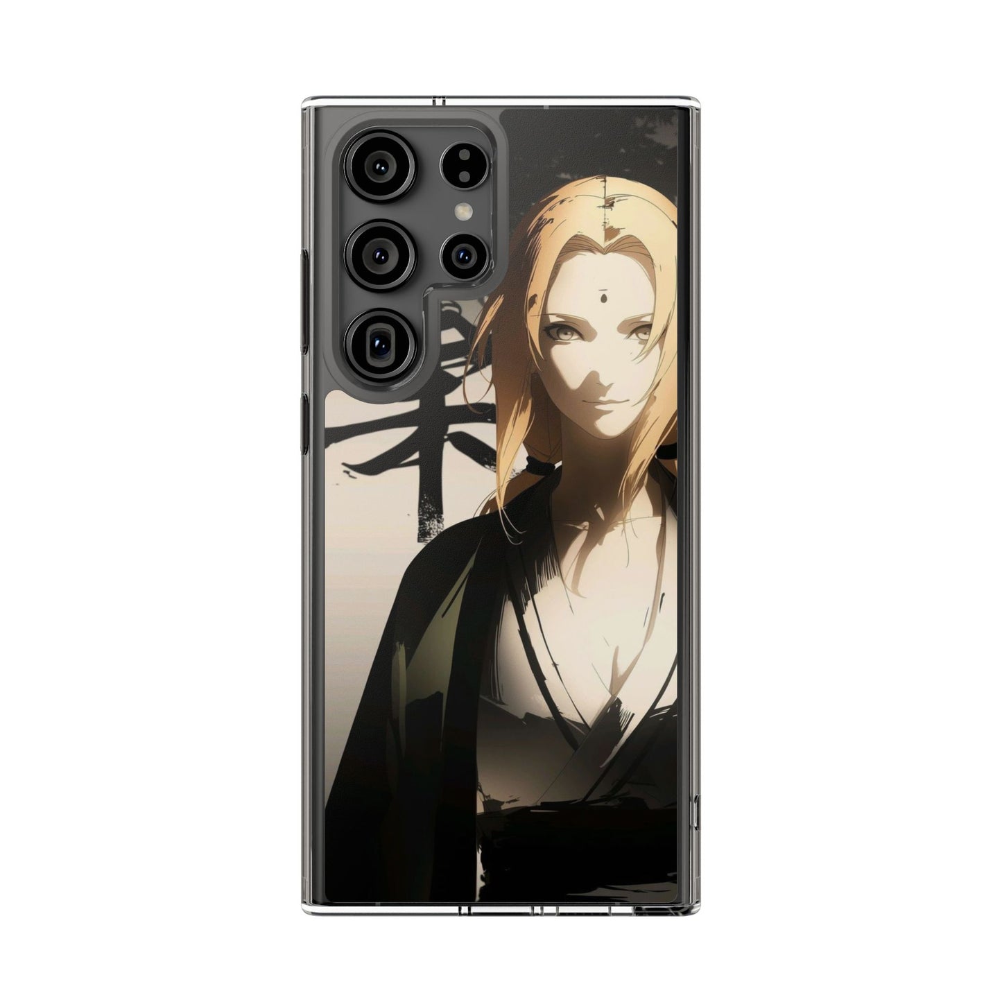 Clear Anime Character Impact-Resistant Phone Case