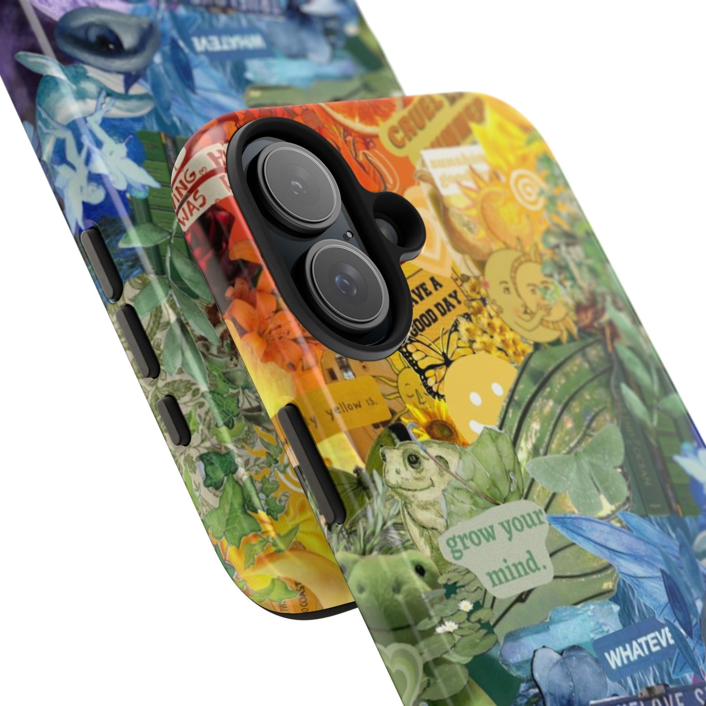 Collage Art Phone Case — 'Grow Your Mind' Lavender Haze Tough Case