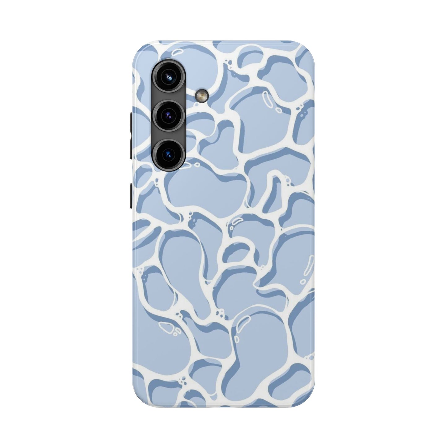 Blue Abstract Pool Pattern Tough Phone Case