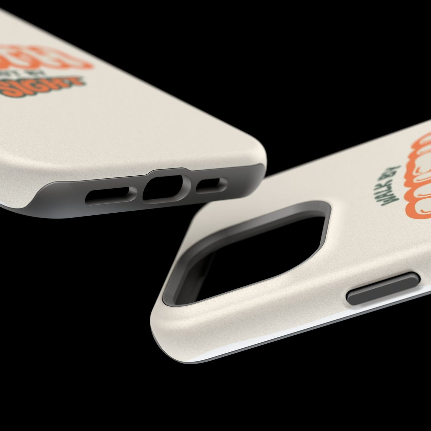 Magnetic Impact-Resistant Case — "Walk by Faith Not by Sight" Inspirational Phone Cover