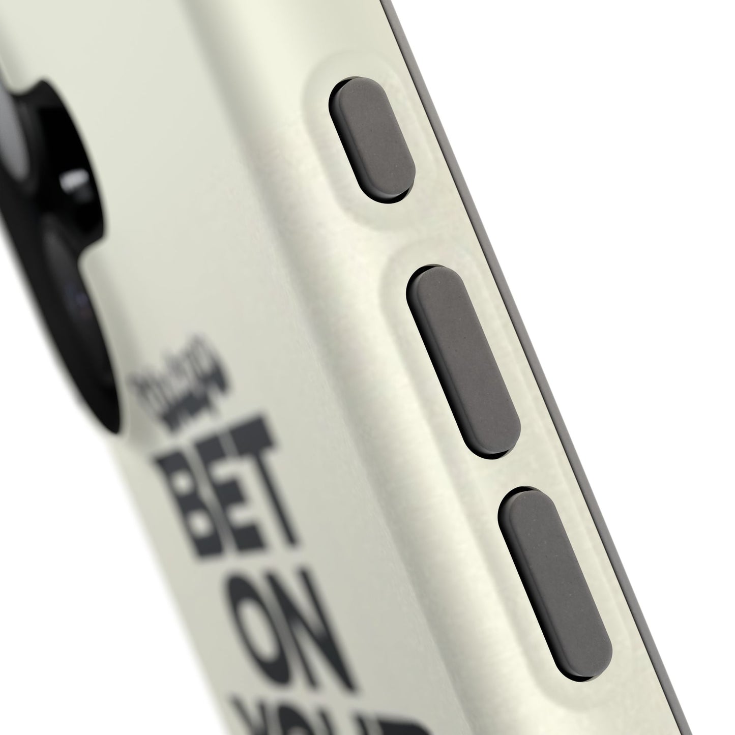 Magnetic Impact-Resistant Case — "Bet On Your Damn Self" Motivational Phone Cover