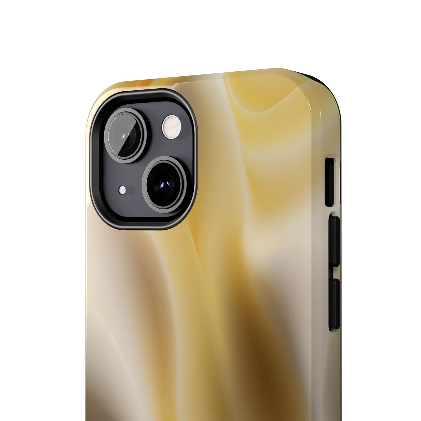 Gold Marble Tough Phone Case — Protective iPhone Case with Elegant Swirl Design