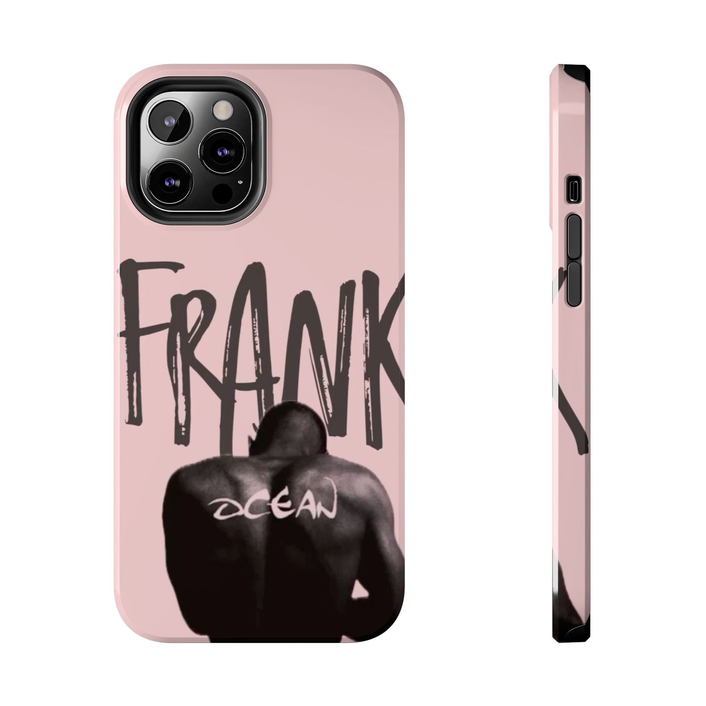 Frank Ocean Tough Phone Case — Pink Back Silhouette Design
