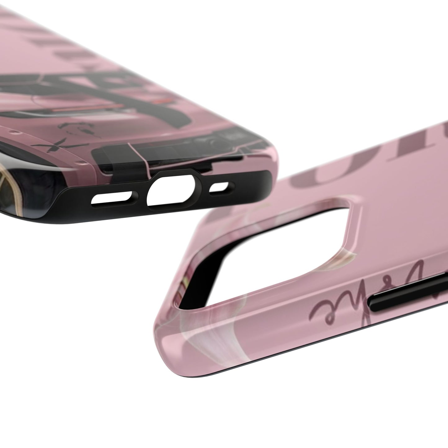 Pink Racing Car Tough Phone Case — 'Queen' Sportback Design