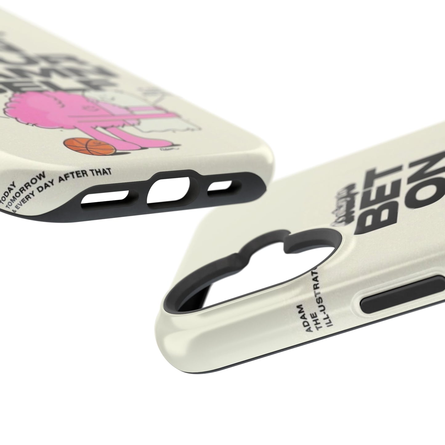 Magnetic Impact-Resistant Case — "Bet On Your Damn Self" Motivational Phone Cover