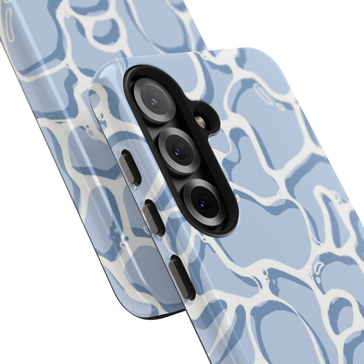 Blue Abstract Pool Pattern Tough Phone Case