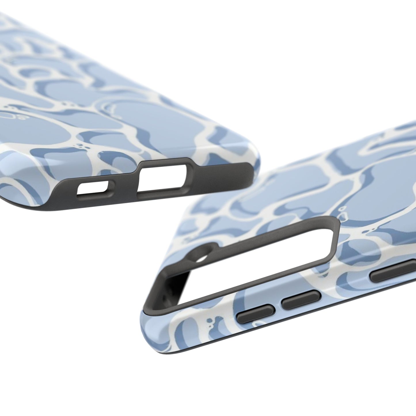Blue Abstract Pool Pattern Tough Phone Case