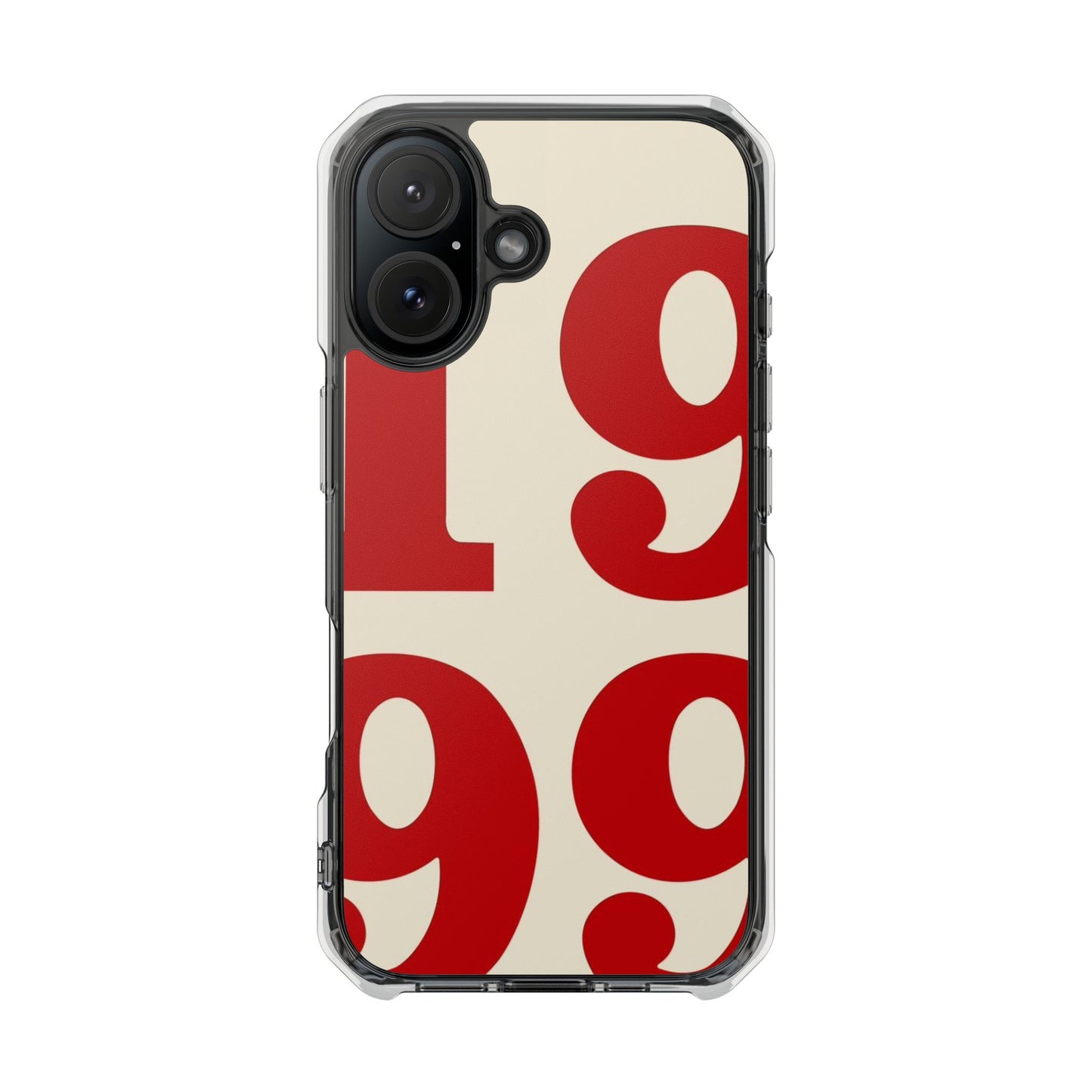 1999 Retro Number Clear Magnetic Phone Case