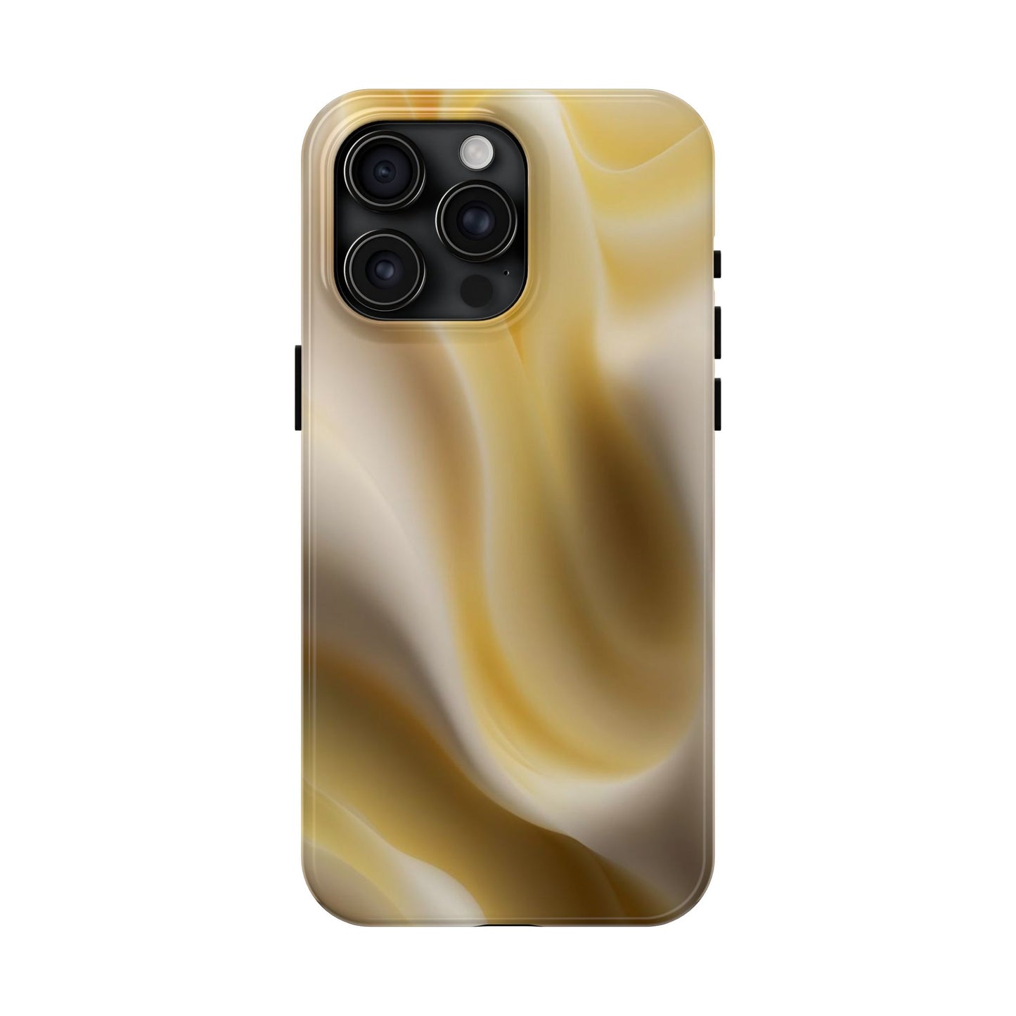 Gold Marble Tough Phone Case — Protective iPhone Case with Elegant Swirl Design