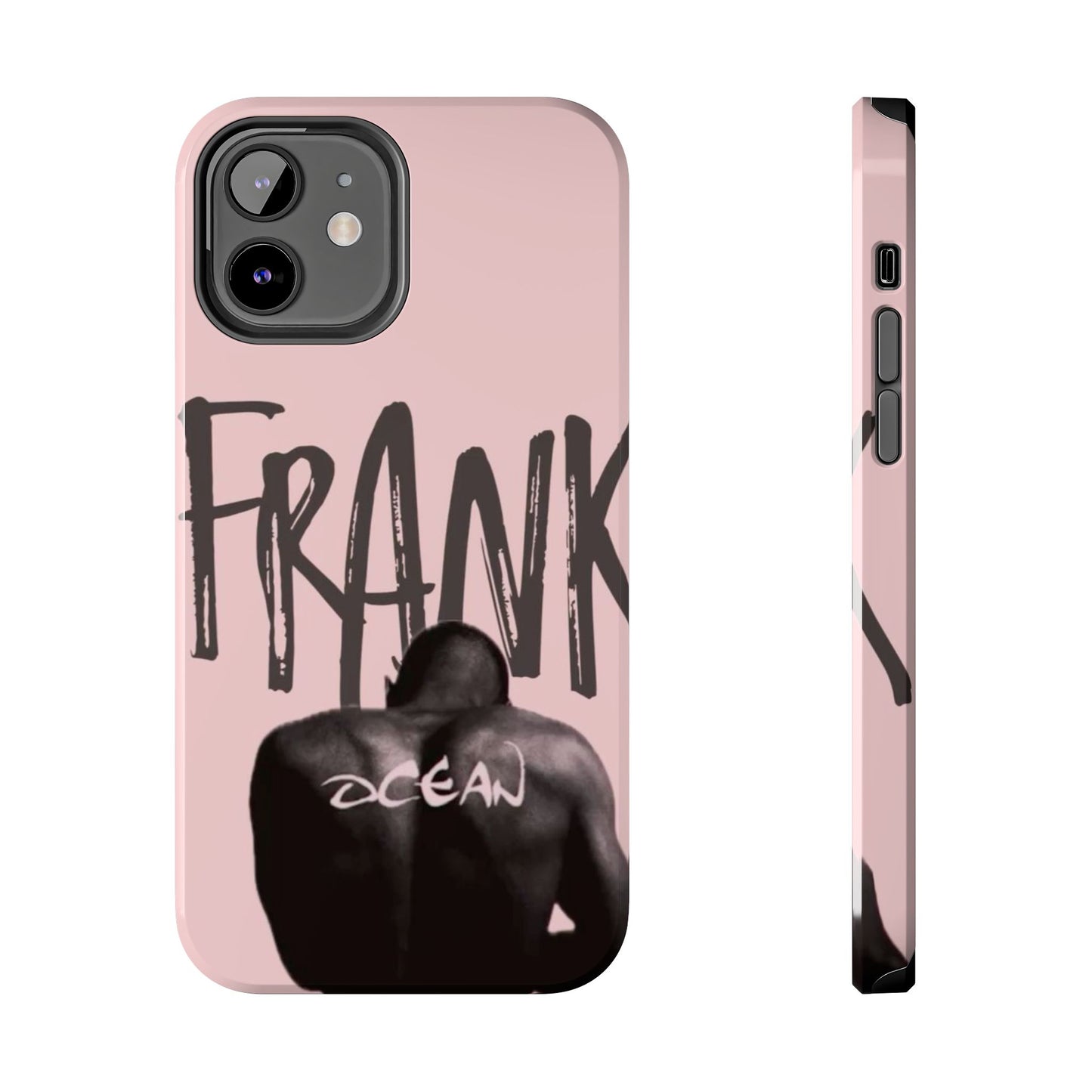 Frank Ocean Tough Phone Case — Pink Back Silhouette Design