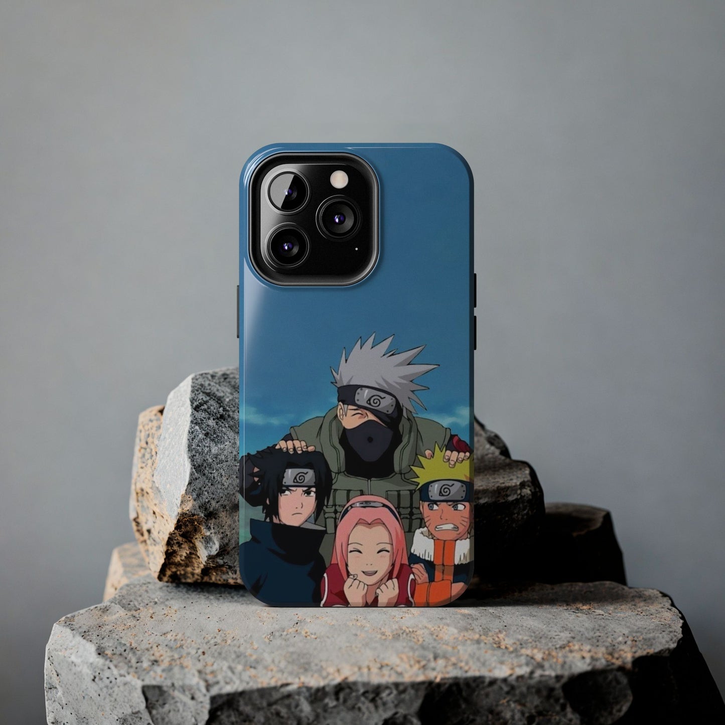Anime Team Portrait Tough Phone Case — Cute Group Shield Design
