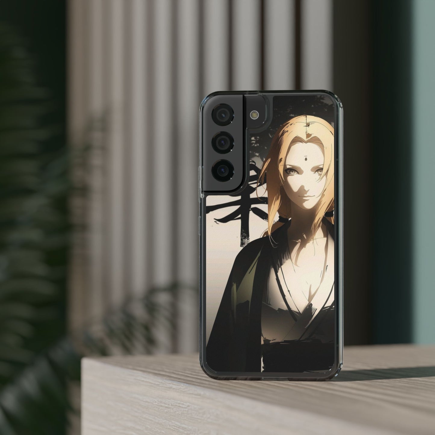 Clear Anime Character Impact-Resistant Phone Case