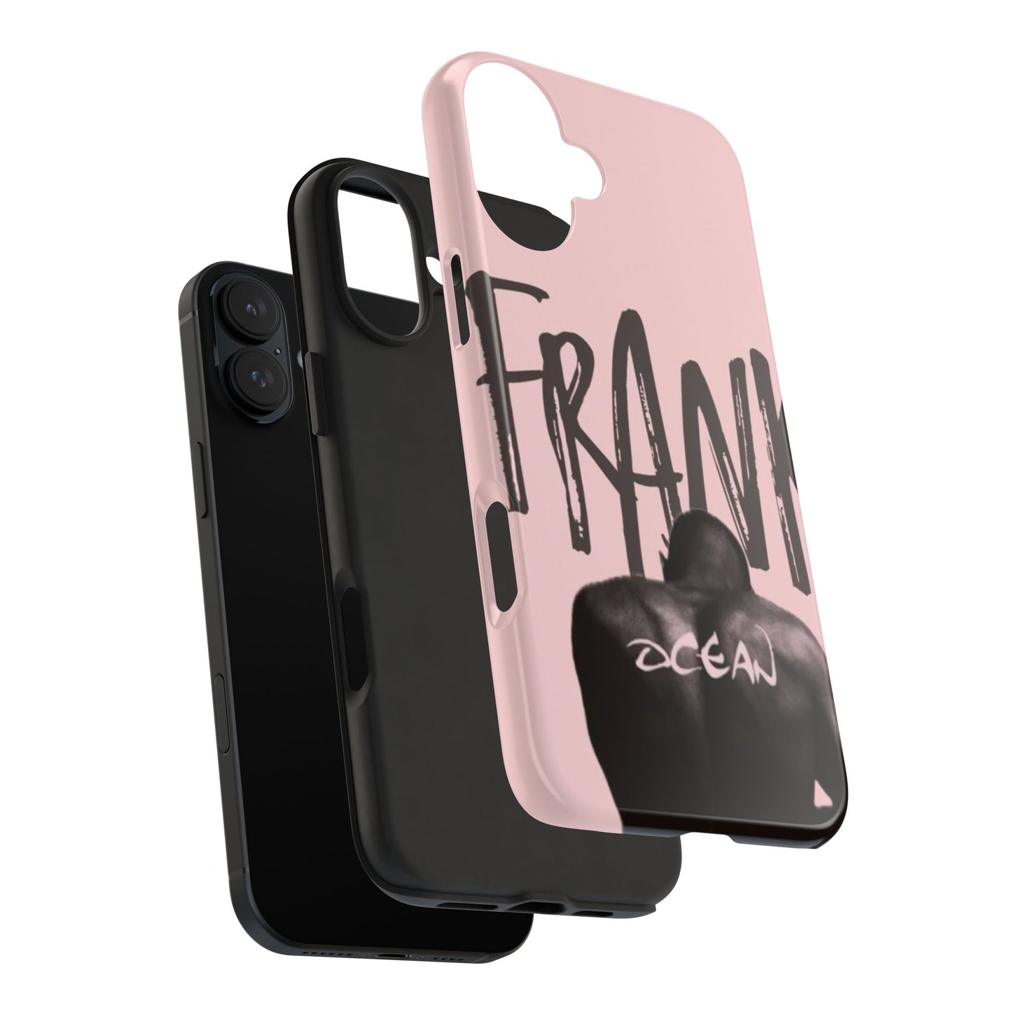 Frank Ocean Tough Phone Case — Pink Back Silhouette Design