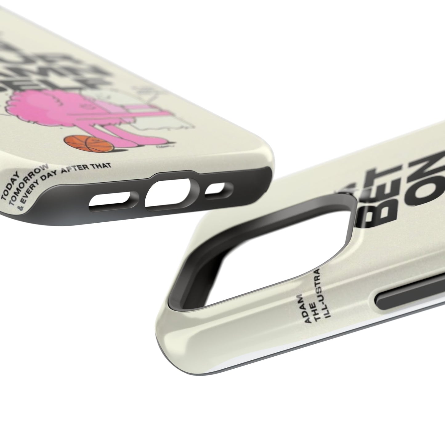 Magnetic Impact-Resistant Case — "Bet On Your Damn Self" Motivational Phone Cover