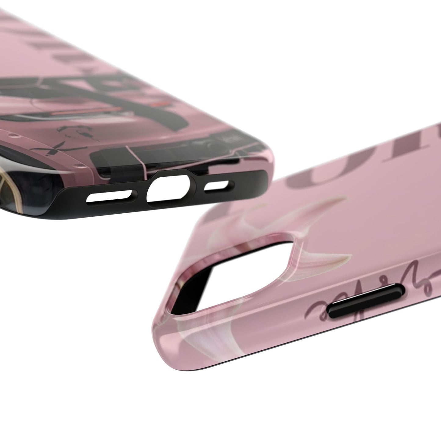 Pink Racing Car Tough Phone Case — 'Queen' Sportback Design