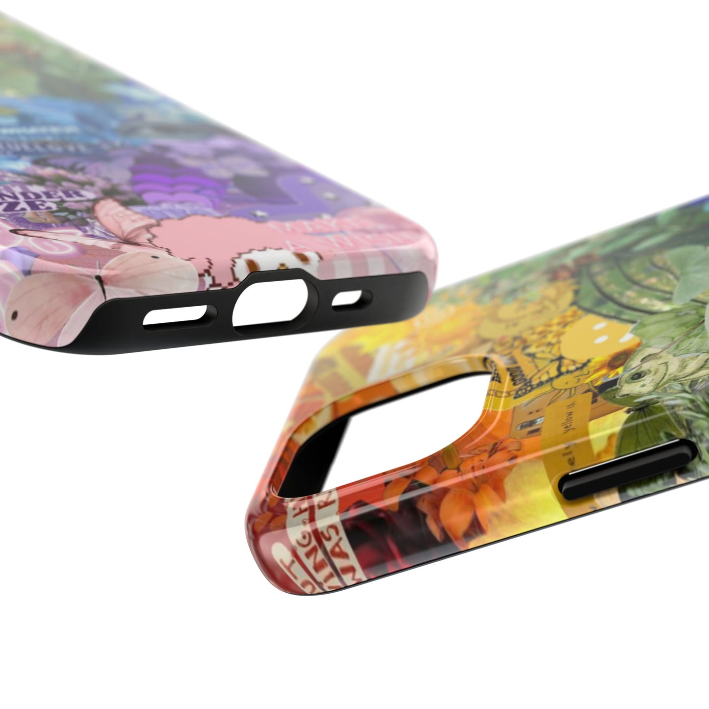 Collage Art Phone Case — 'Grow Your Mind' Lavender Haze Tough Case