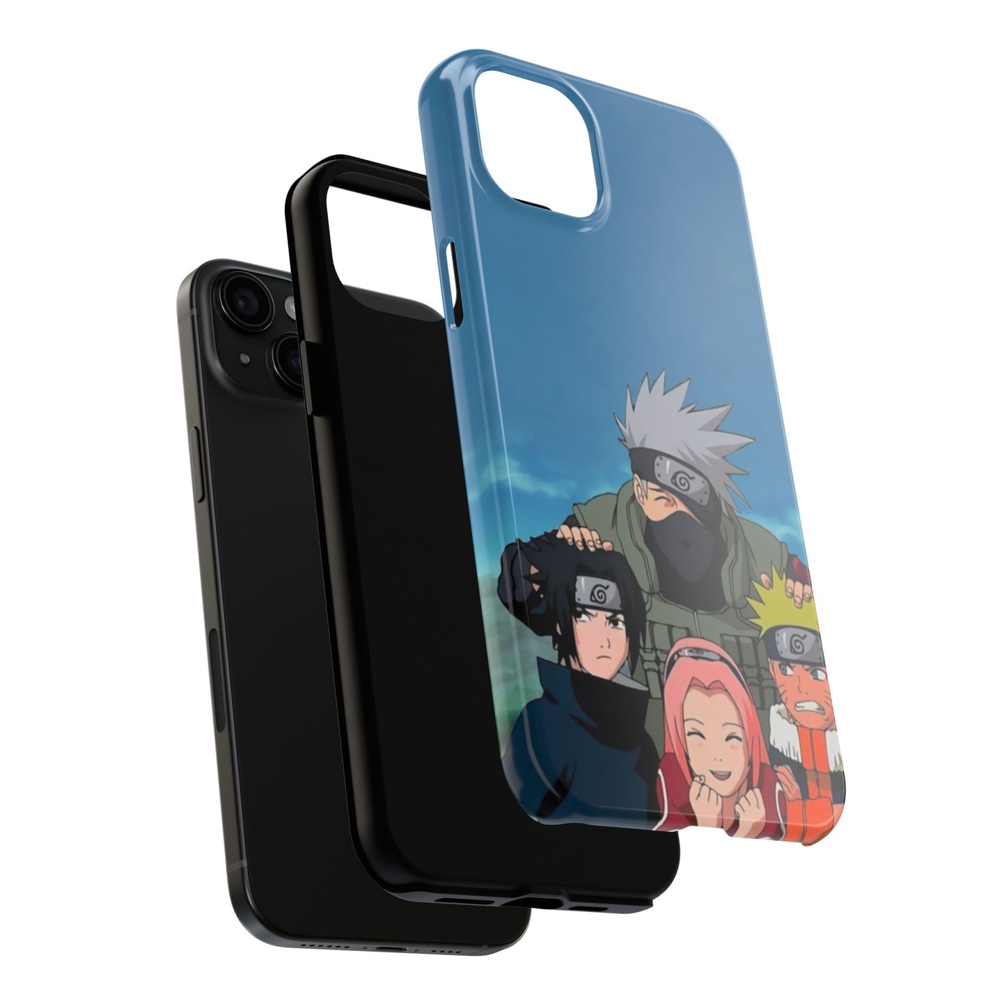 Anime Team Portrait Tough Phone Case — Cute Group Shield Design
