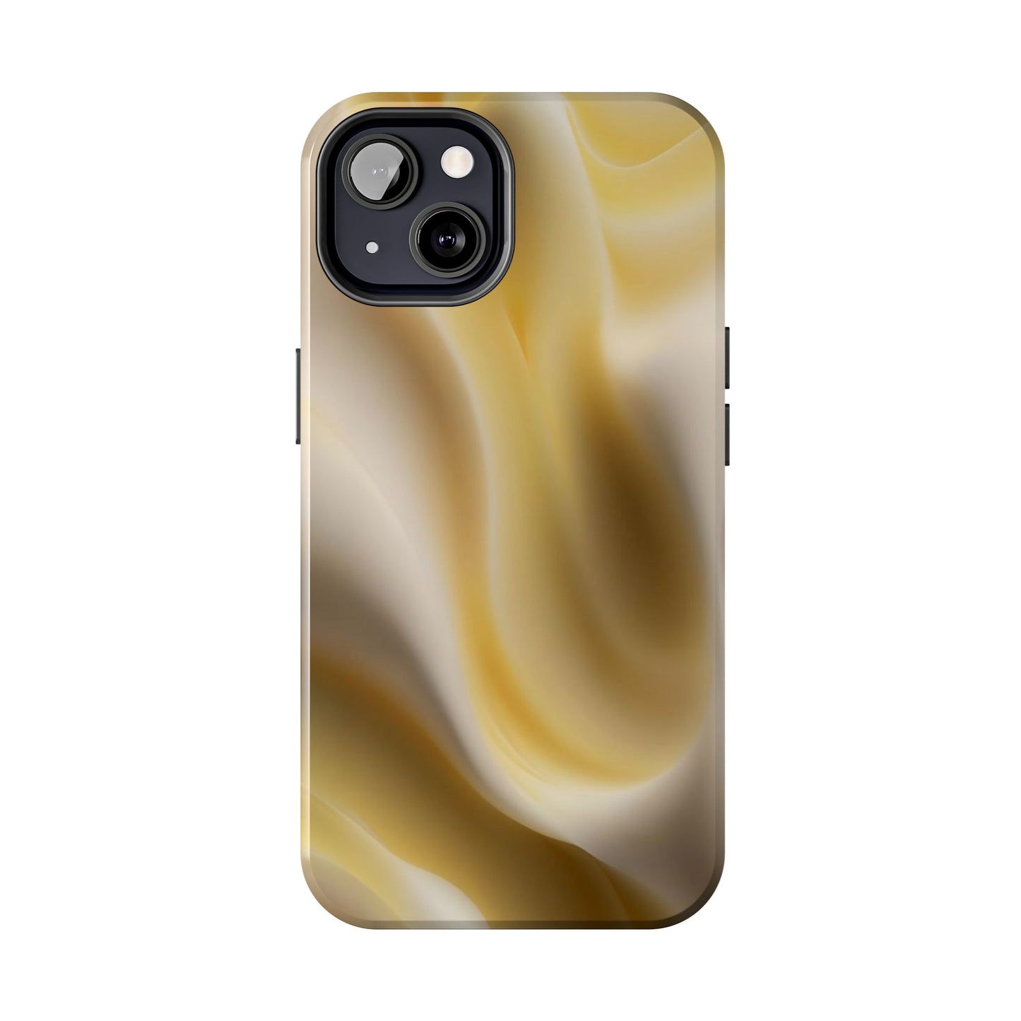 Gold Marble Tough Phone Case — Protective iPhone Case with Elegant Swirl Design