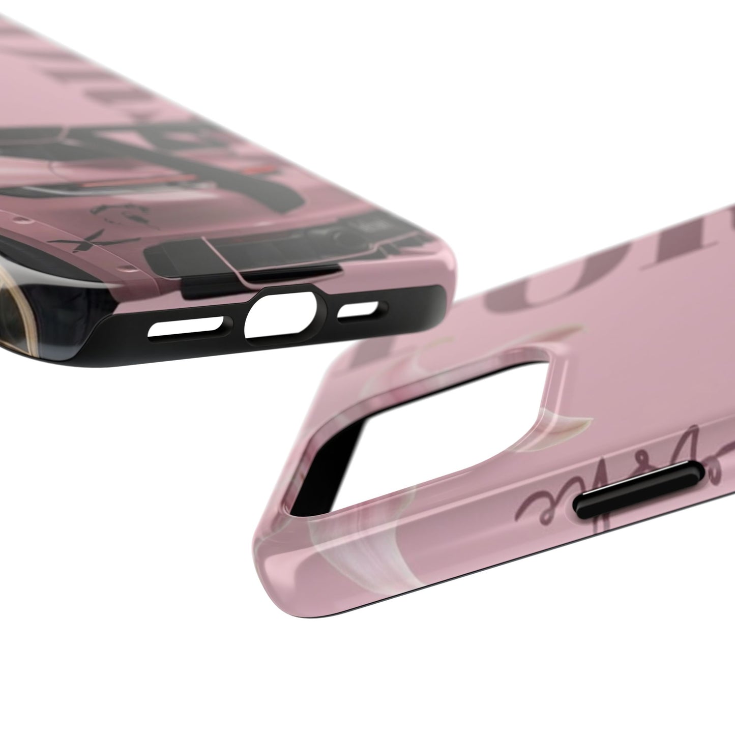 Pink Racing Car Tough Phone Case — 'Queen' Sportback Design