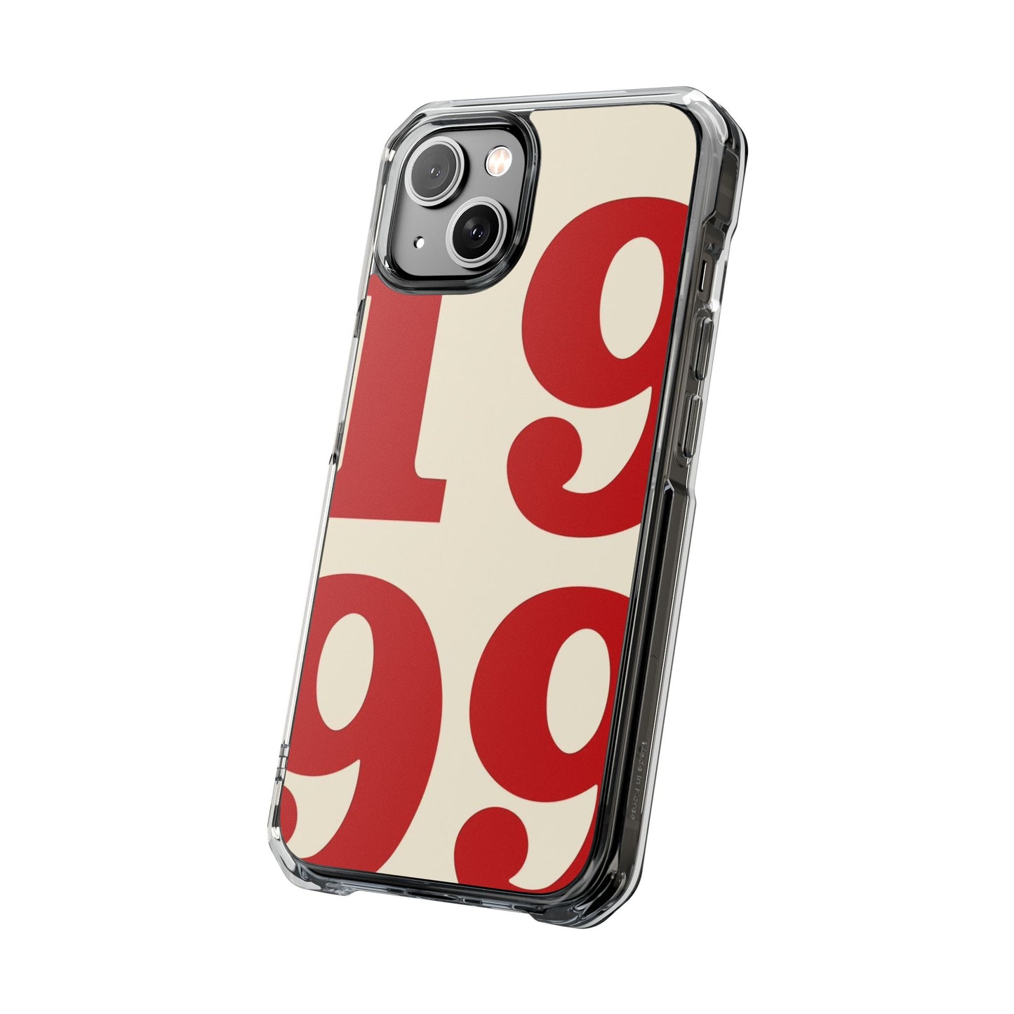 1999 Retro Number Clear Magnetic Phone Case
