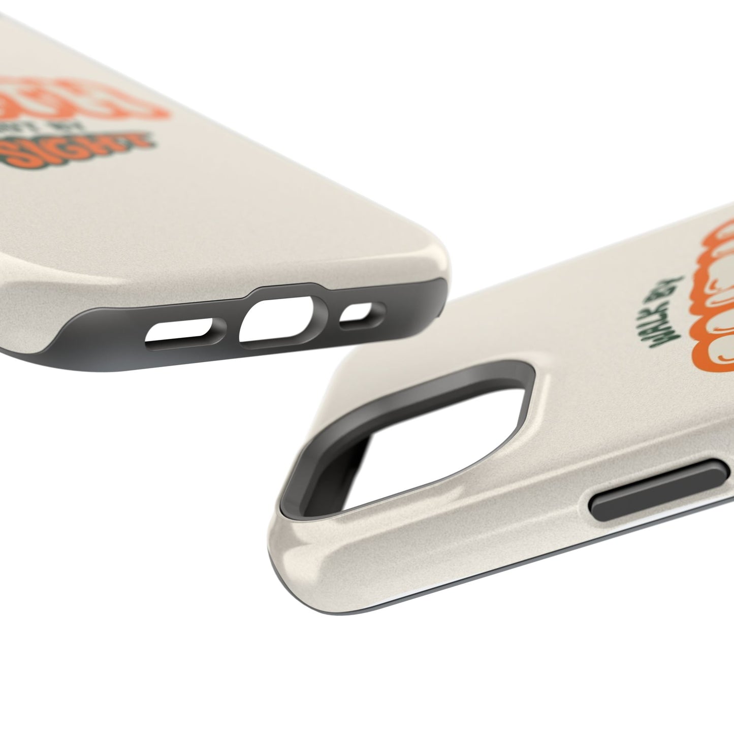 Magnetic Impact-Resistant Case — "Walk by Faith Not by Sight" Inspirational Phone Cover