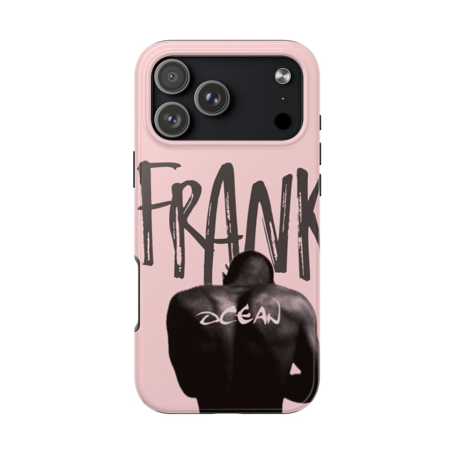 Frank Ocean Tough Phone Case — Pink Back Silhouette Design