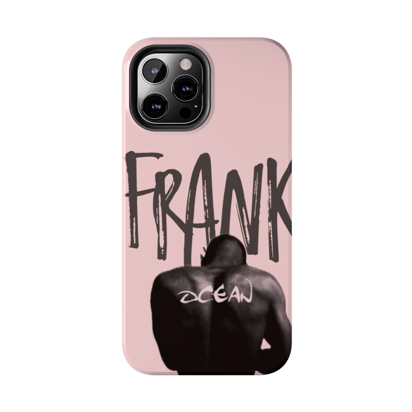 Frank Ocean Tough Phone Case — Pink Back Silhouette Design