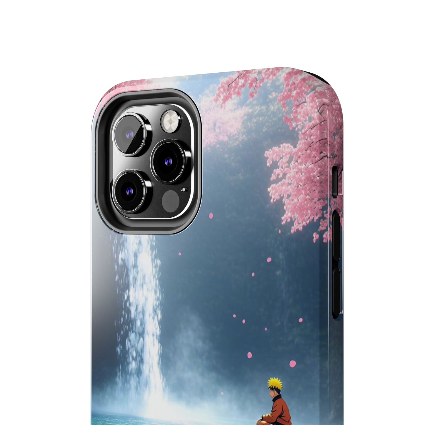 Naruto Scenic Tough Phone Case — Waterfall Meditation Anime Cover