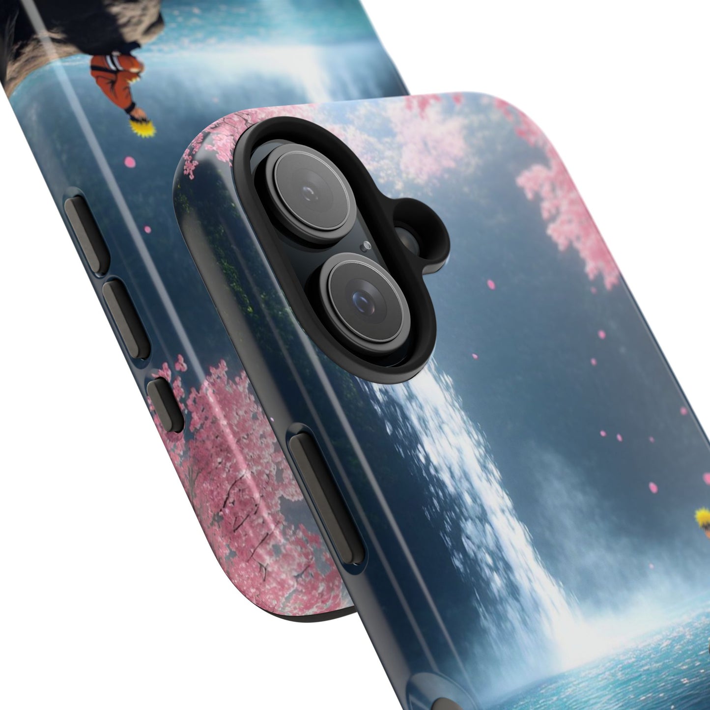 Naruto Scenic Tough Phone Case — Waterfall Meditation Anime Cover