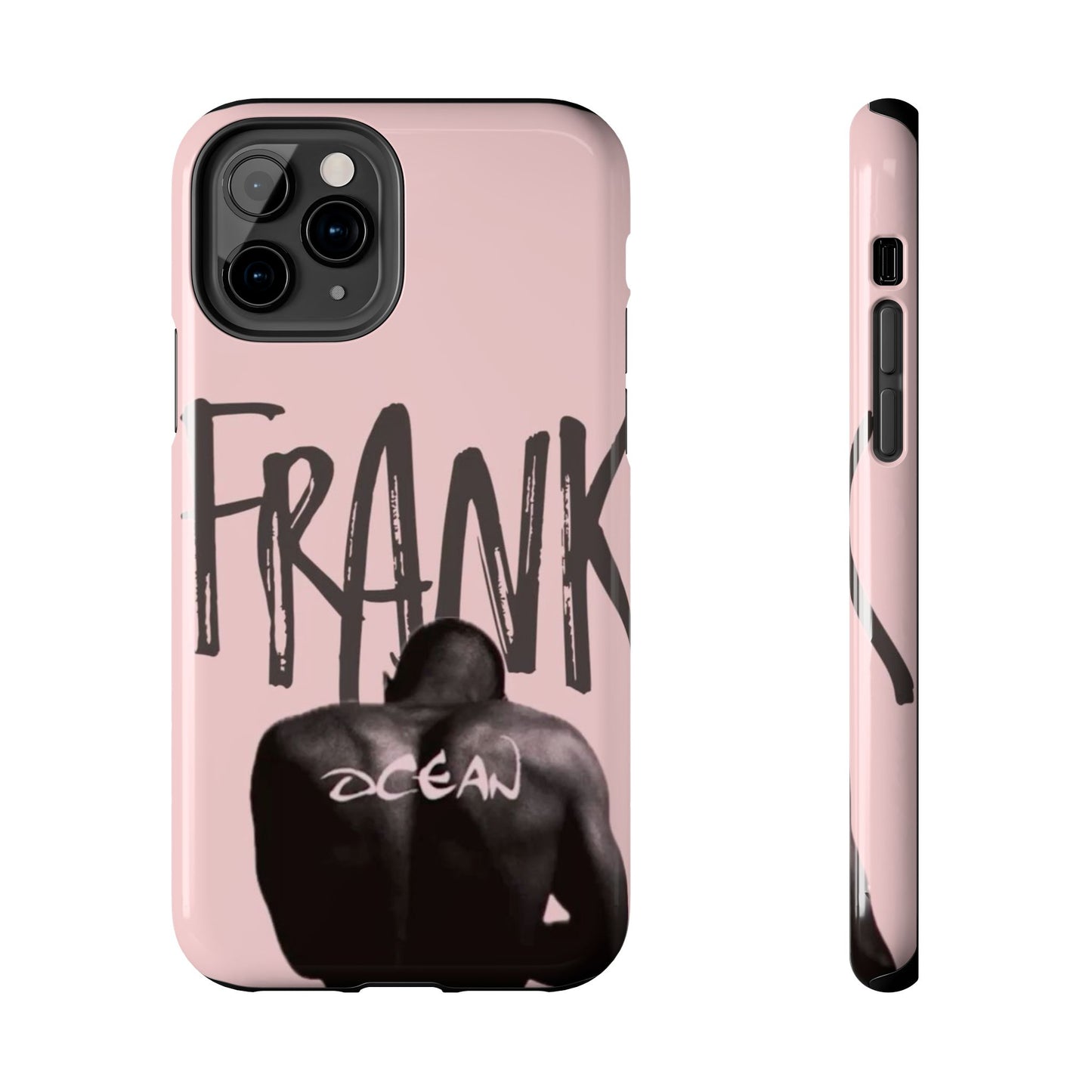 Frank Ocean Tough Phone Case — Pink Back Silhouette Design