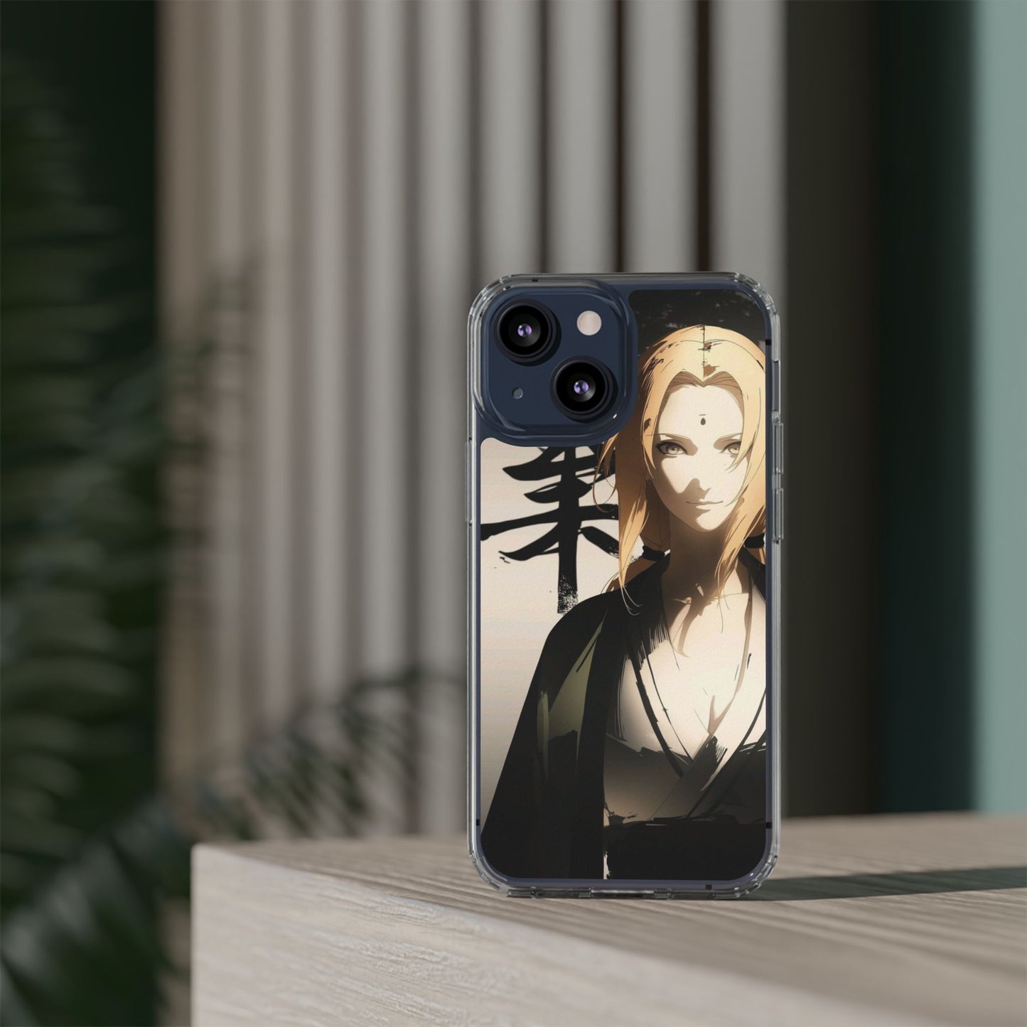Clear Anime Character Impact-Resistant Phone Case