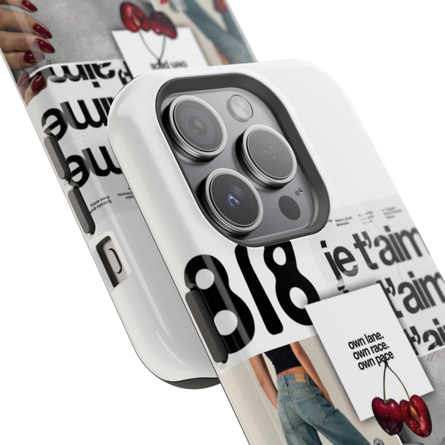 Collage 'Je t’aime' Magnetic Impact-Resistant Phone Case