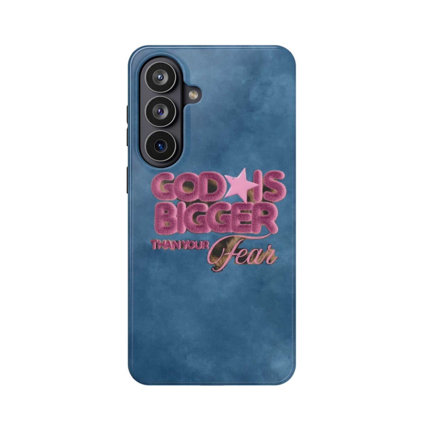 Phone Case — “God Is Bigger Than Your Fear” Magnetic Impact-Resistant Case