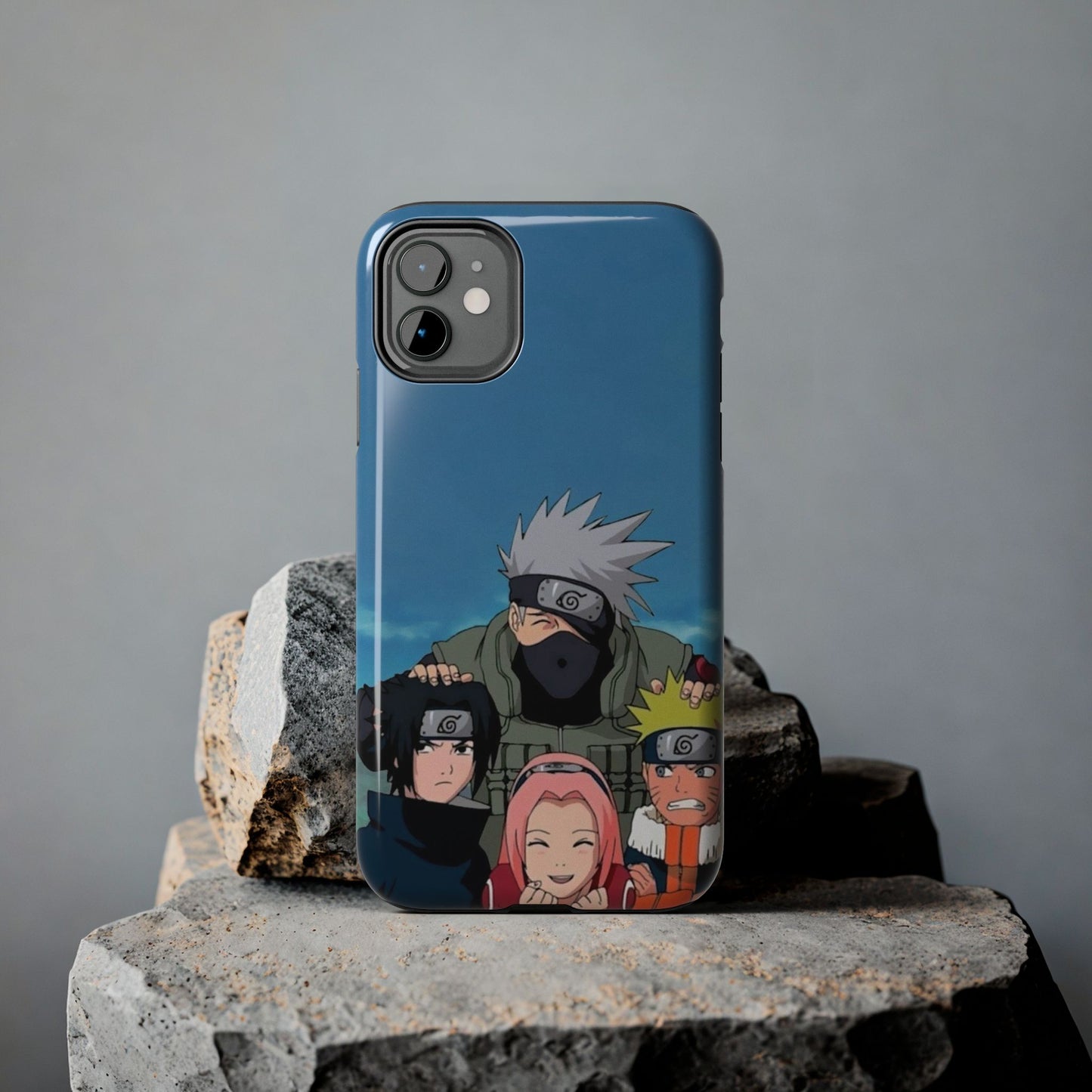 Anime Team Portrait Tough Phone Case — Cute Group Shield Design
