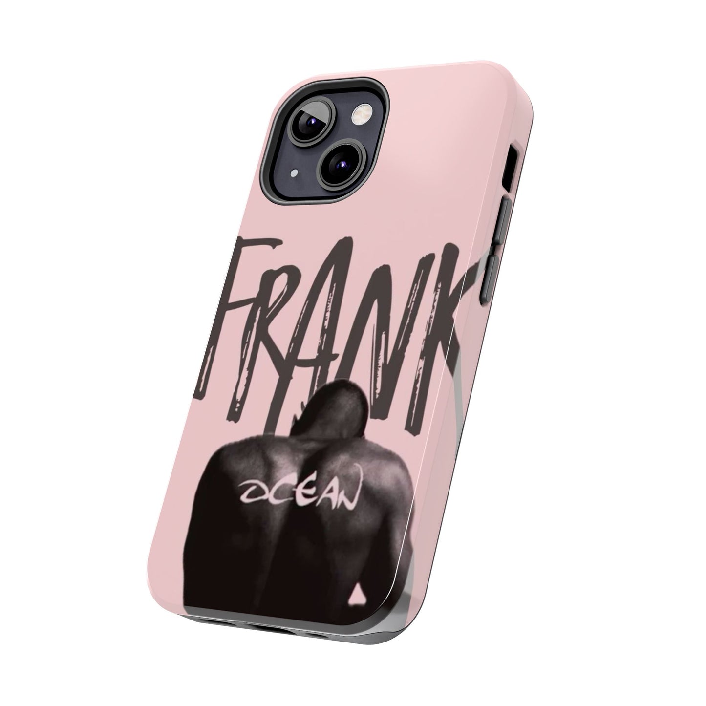 Frank Ocean Tough Phone Case — Pink Back Silhouette Design